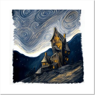 Starry Night Above The Shrieking Shack Posters and Art